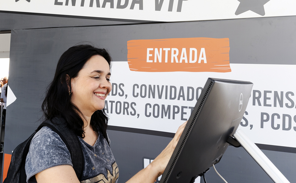 Autocredenciamento da Entrada VIP